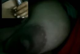 Desi Indian Bhabhi Masturbating on Cam while Husband is away