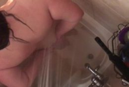 Spy cam catches wife masturbating in shower!