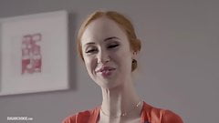 Hot redhead with big boobs makes a homemade amateur porn vid